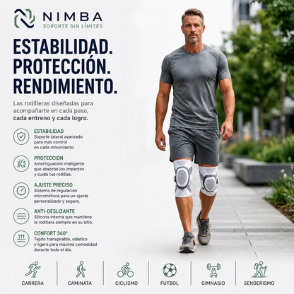 Ginocchiera Compressiva Nimba – Supporto e Comfort per il Ginocchio