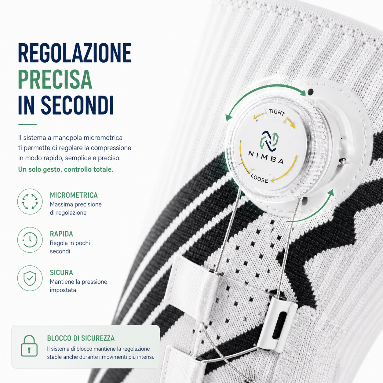 Ginocchiera Compressiva Nimba