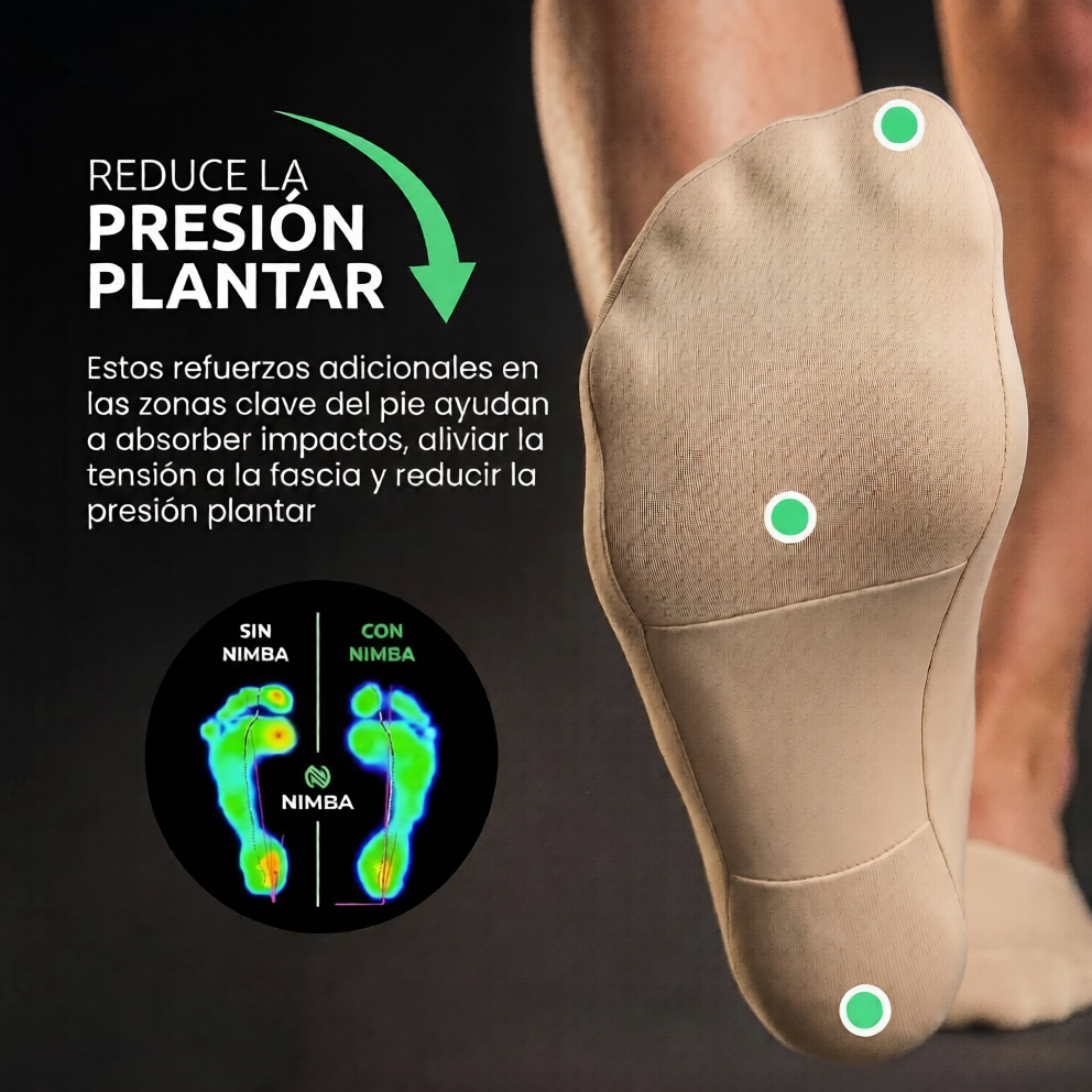 Calcetines con almohadilla de gel que alivian la presión en cada paso