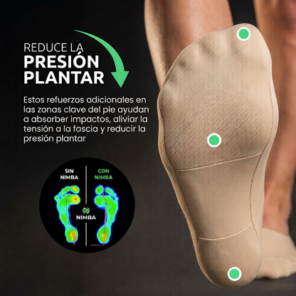 Calcetines con almohadilla de gel que alivian la presión en cada paso