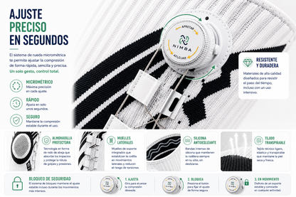 Ginocchiera Compressiva Nimba – Supporto e Comfort per il Ginocchio