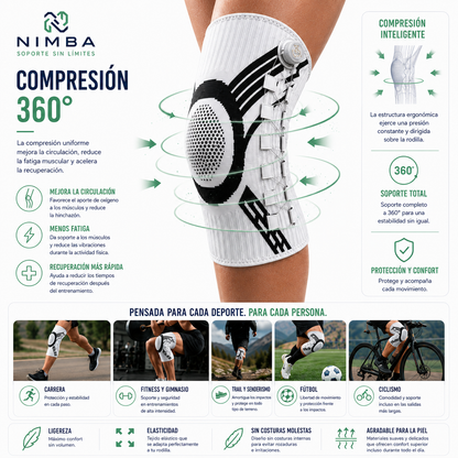 Ginocchiera Compressiva Nimba – Supporto e Comfort per il Ginocchio